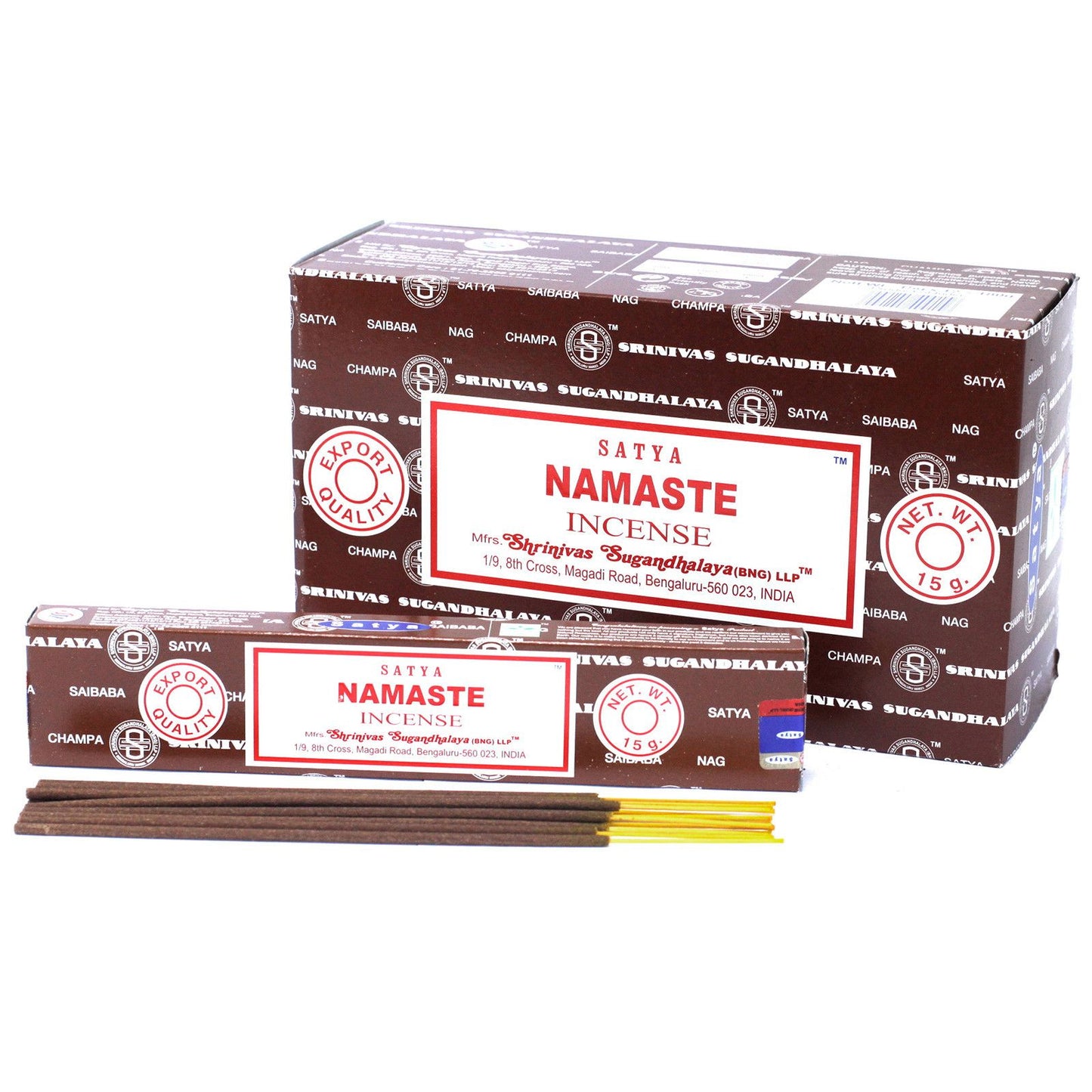Varillas de Incienso Satya Namaste (15g)
