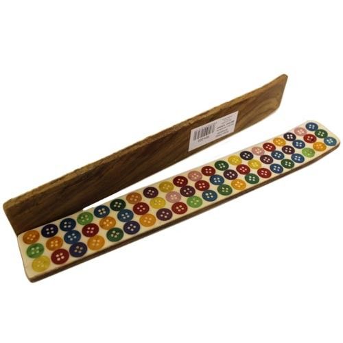 Porta Incienso con Círculos de Colores