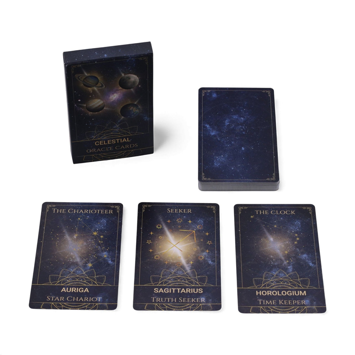 Cartas de Oráculo del Atlas de Energía Celestial - Baraja Espiritual