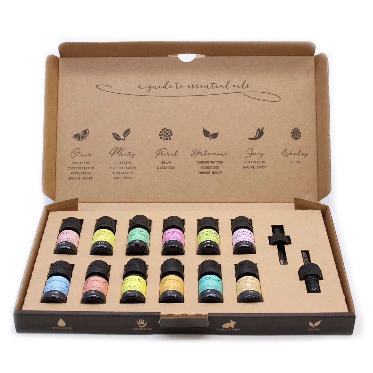 Set de Aceites Esenciales para Aromaterapia Top 12