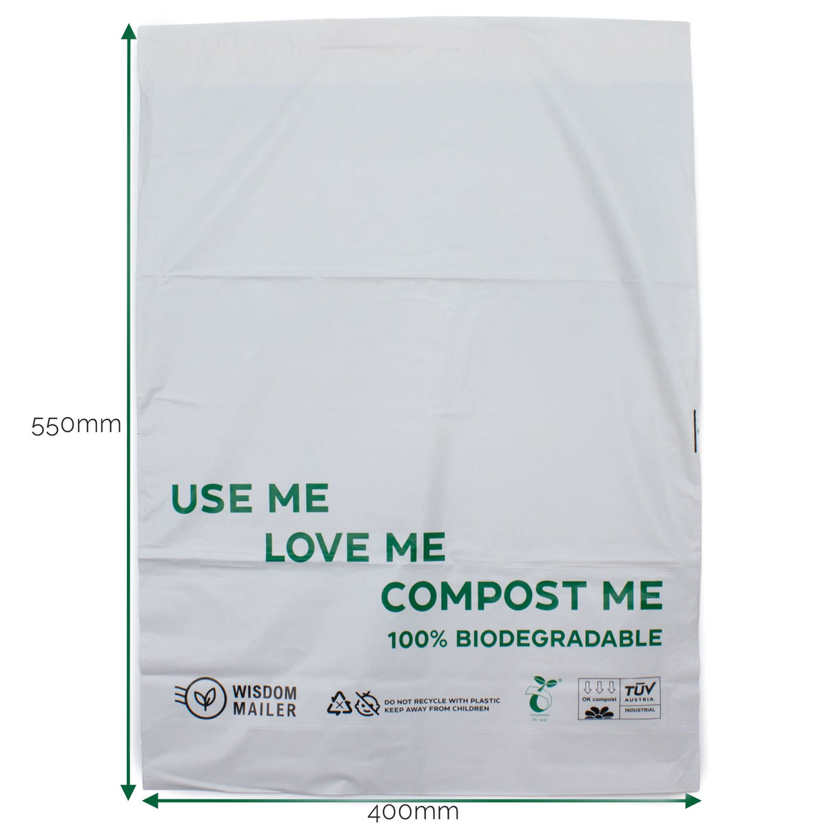 Sobre de envío biodegradable al 100% (400x550 mm)