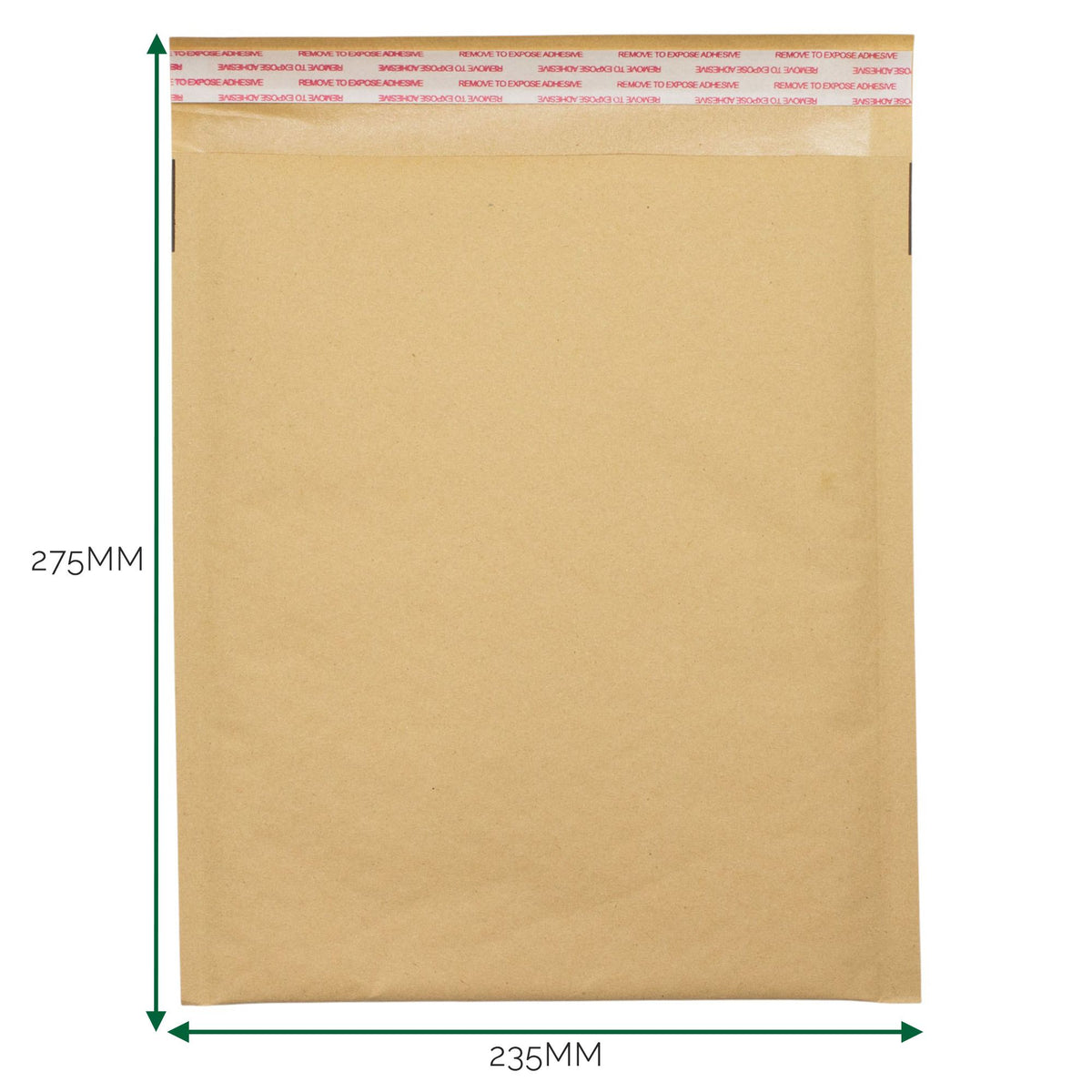 Sobre kraft acolchado con burbujas (235x275+40mm)