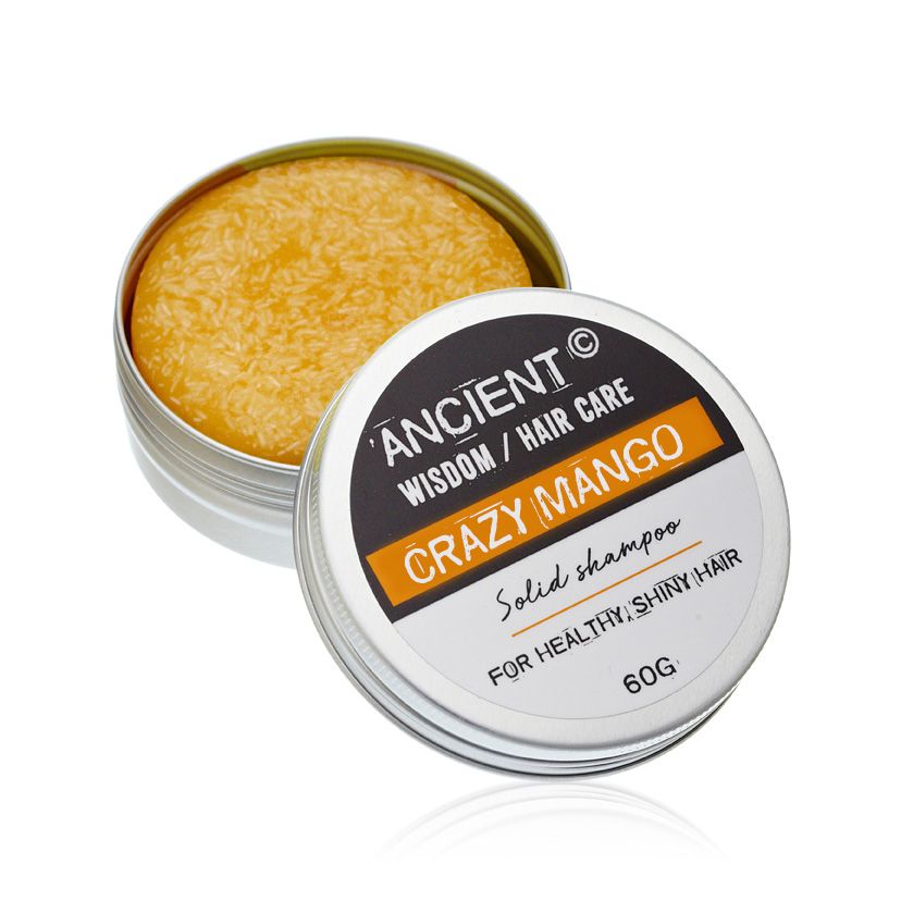 Lata de Champú Solido Crazy Mango (60g)