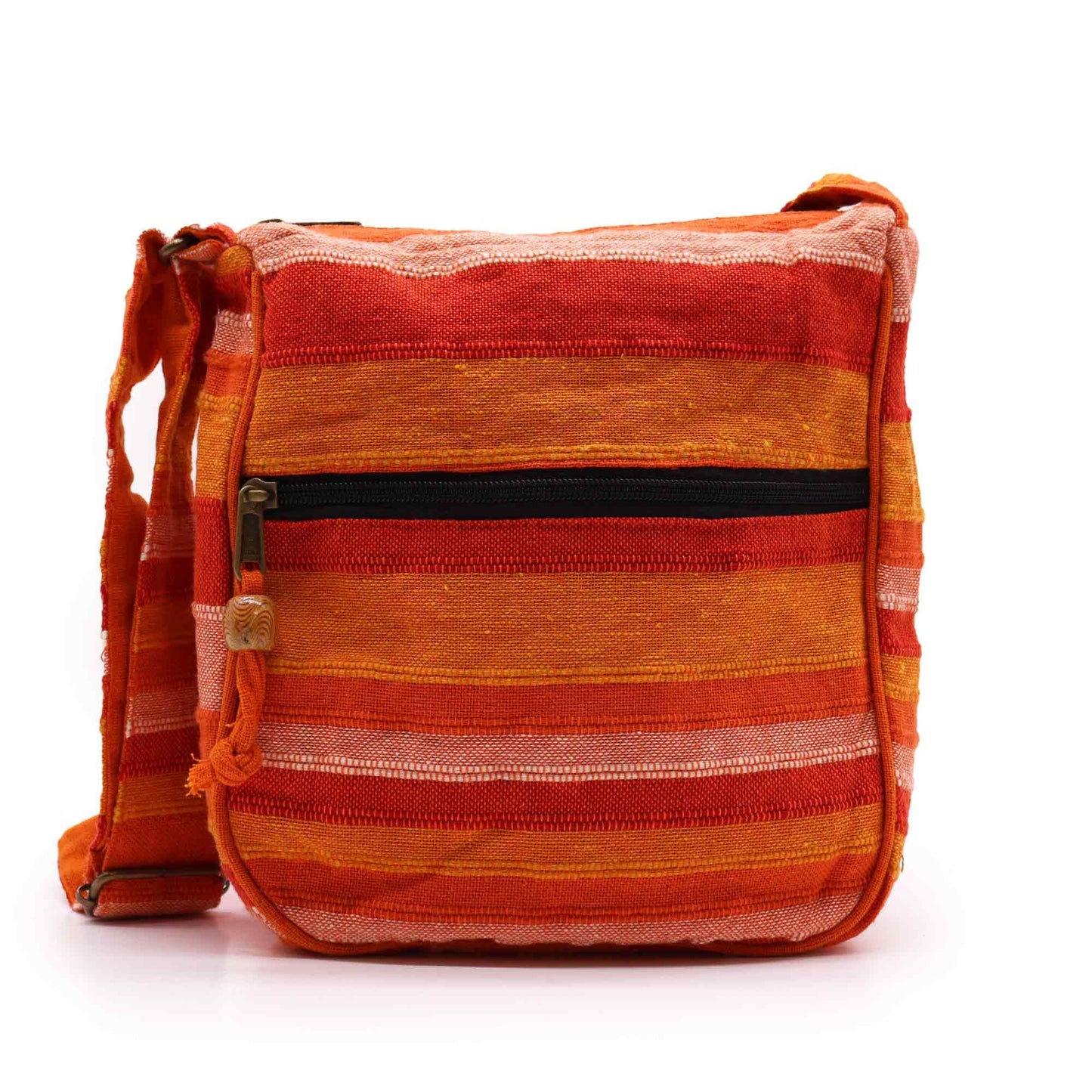 Bolso Bandolera Nepal Amanecer Naranja (Correa Ajustable)