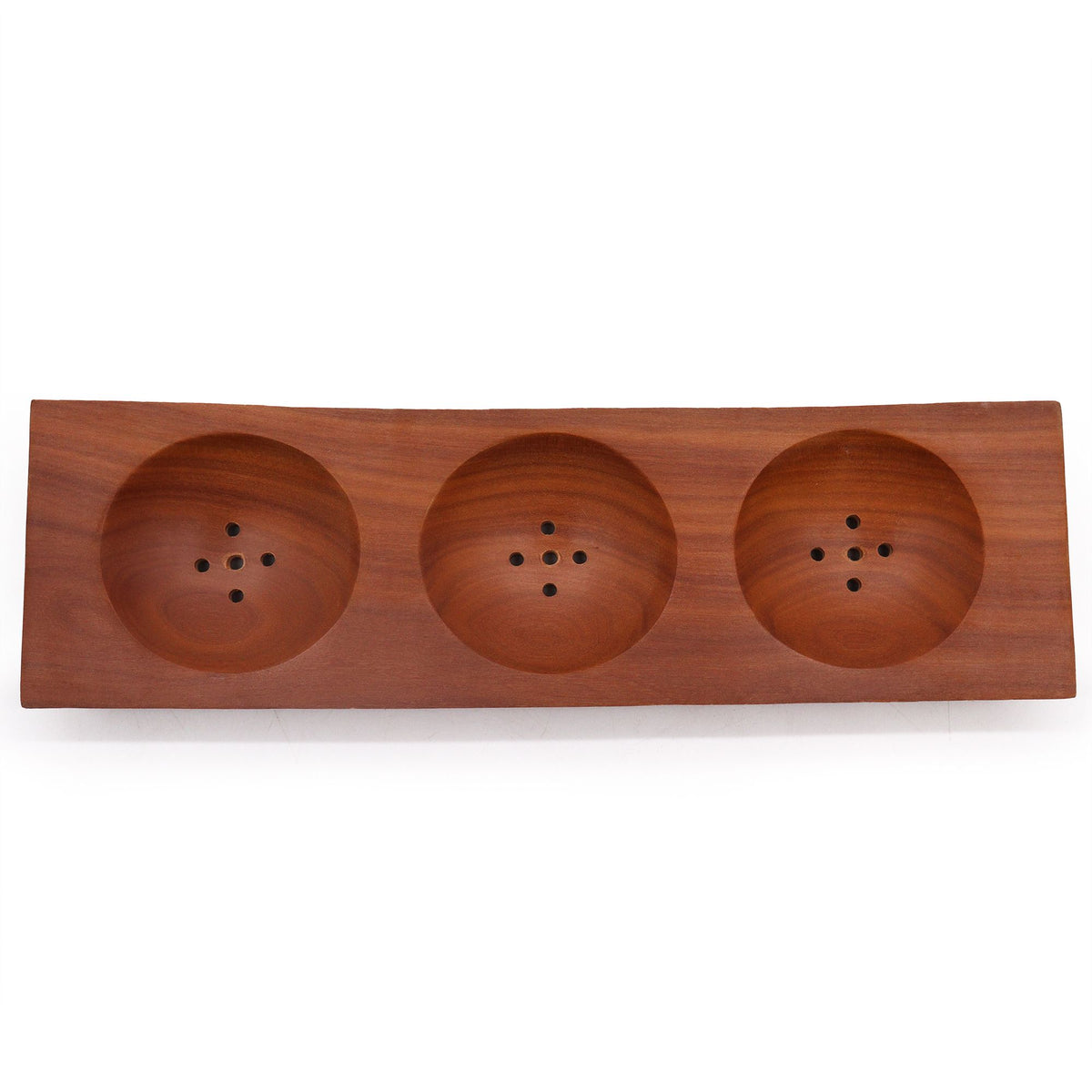 Jabonera de Madera de Tres Huecos