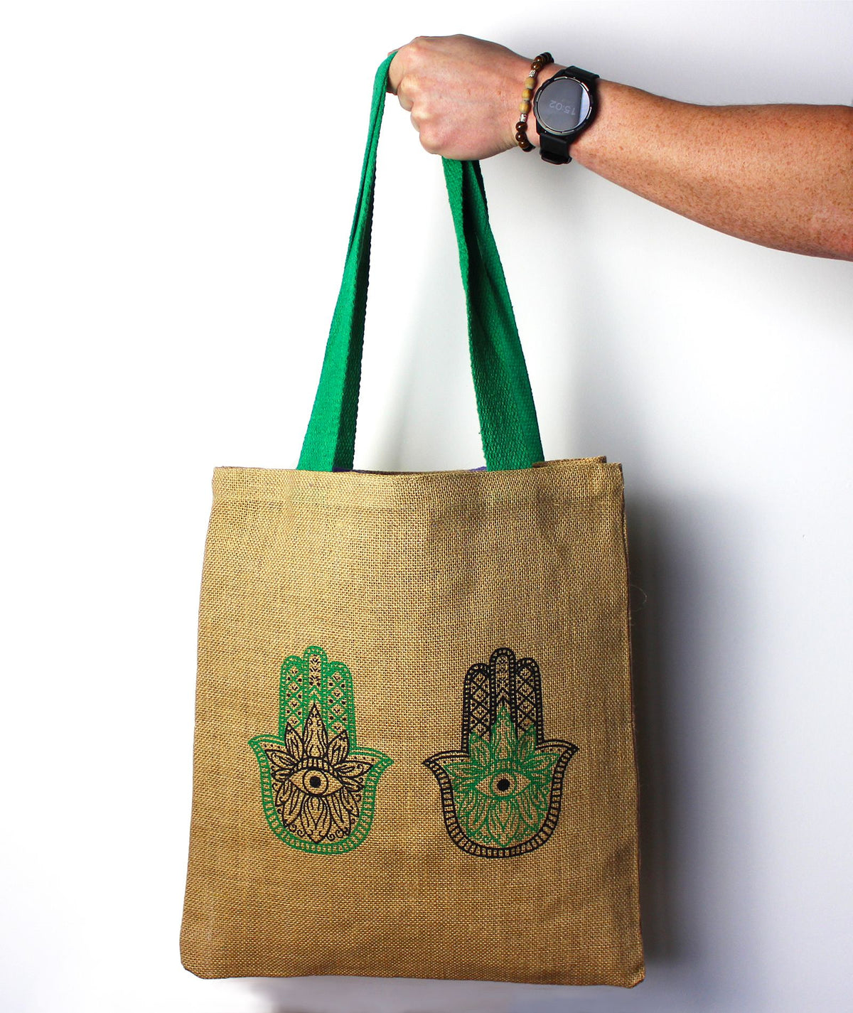Bolsa de Yute Grande - 3 Diseños (Aleatorio)