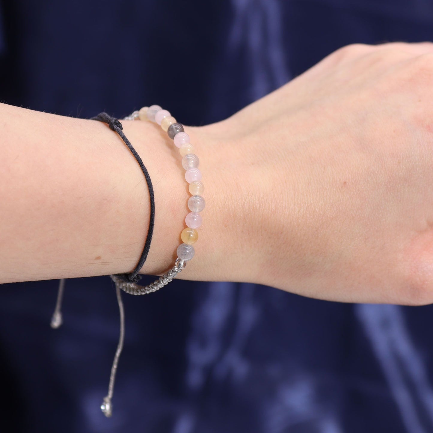Vela de Cristal del Zodiaco con Pulsera de Piedras Preciosas - Signo Géminis