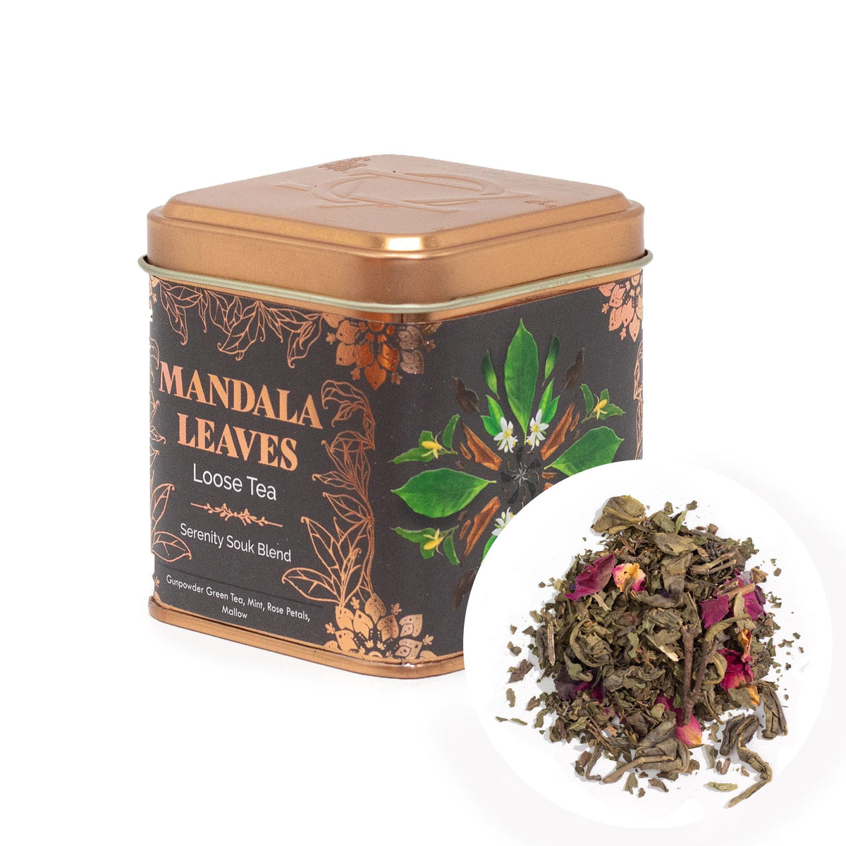 Mezcla de Té Artesanal Serenity Souk- 50gr Lata