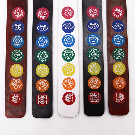 Soporte de Incienso con Los 7 Chakras en Colores Surtidos