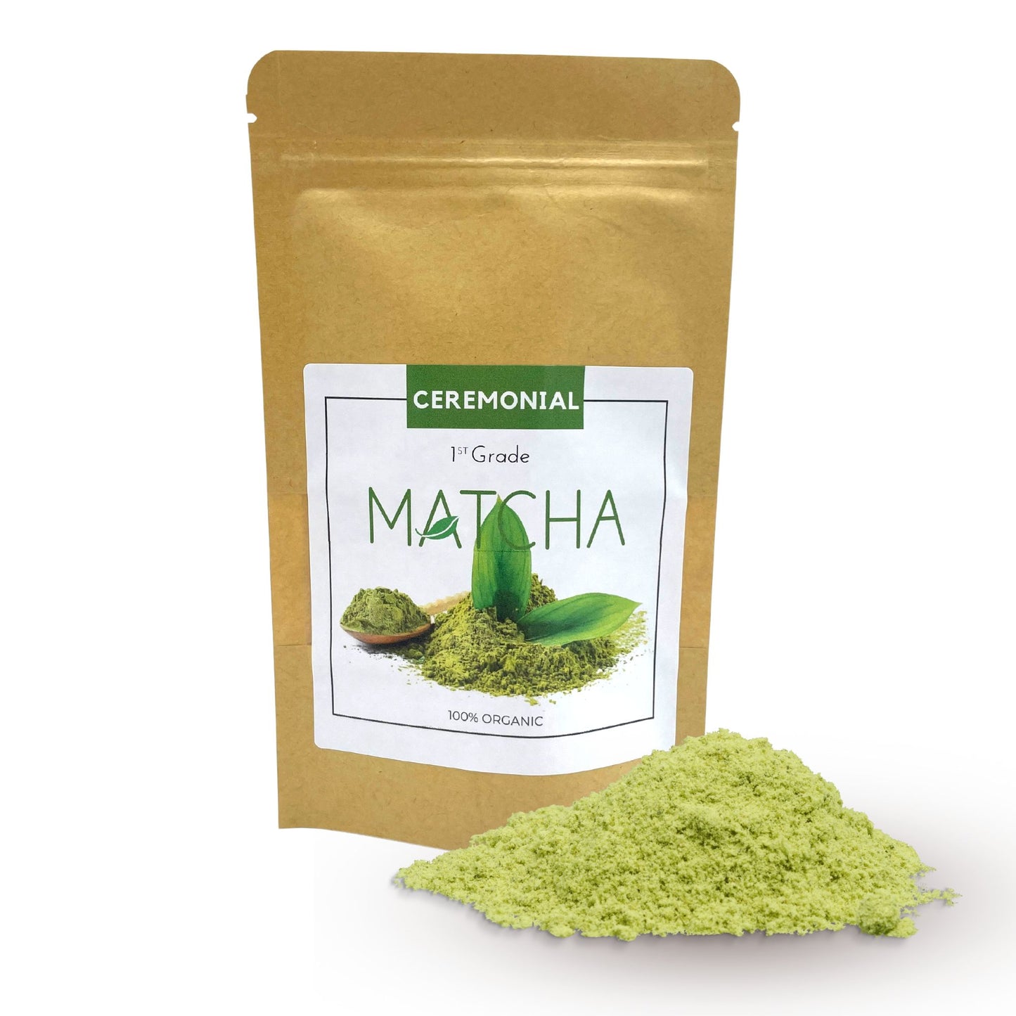 Té Matcha 100% Orgánico de 1er grado Ceremonial