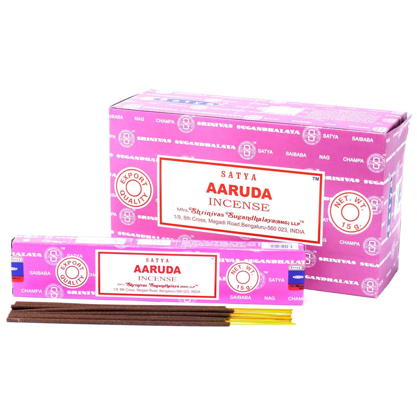 Varillas de Incienso Satya Aaruda (15g)