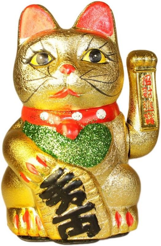 Gato del Dinero Tamaño Grande