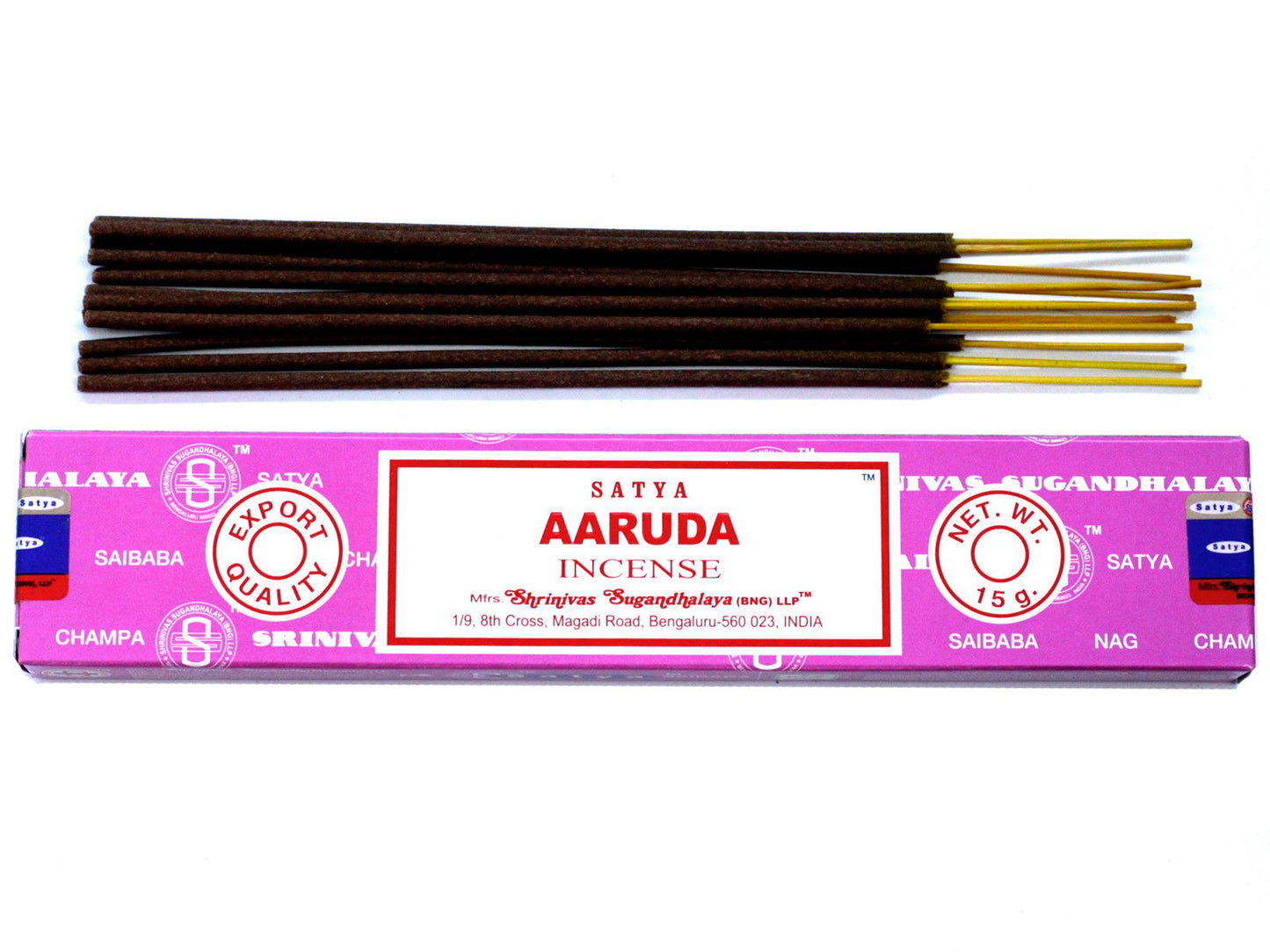 Varillas de Incienso Satya Aaruda (15g)