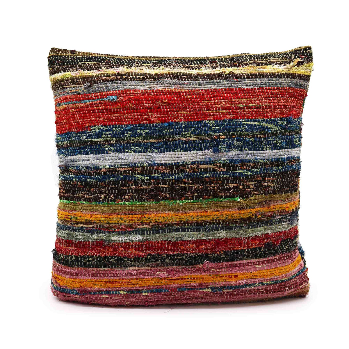 Funda de Cojín de Alfombra Reciclada - 40 × 40 cm - Verdes