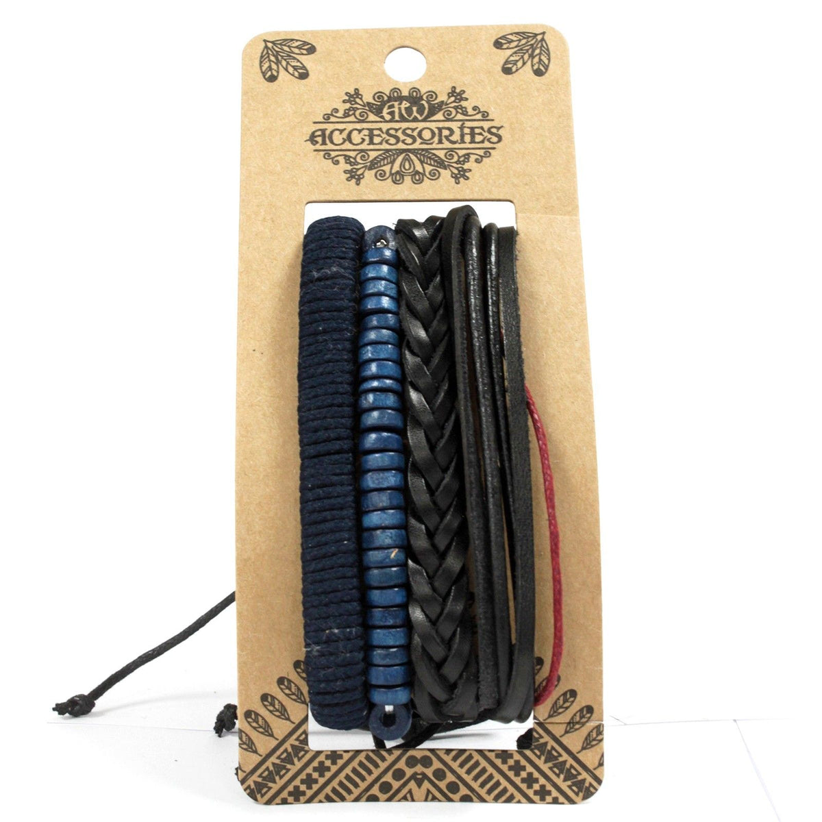 Set de Pulseras de Hombre - Tonos Azules (diseño aleatorio)
