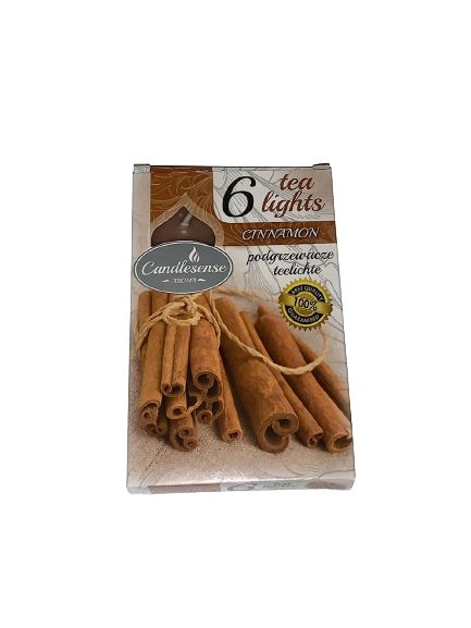 Caja de 6 Velas Perfumadas Fragancia a Canela