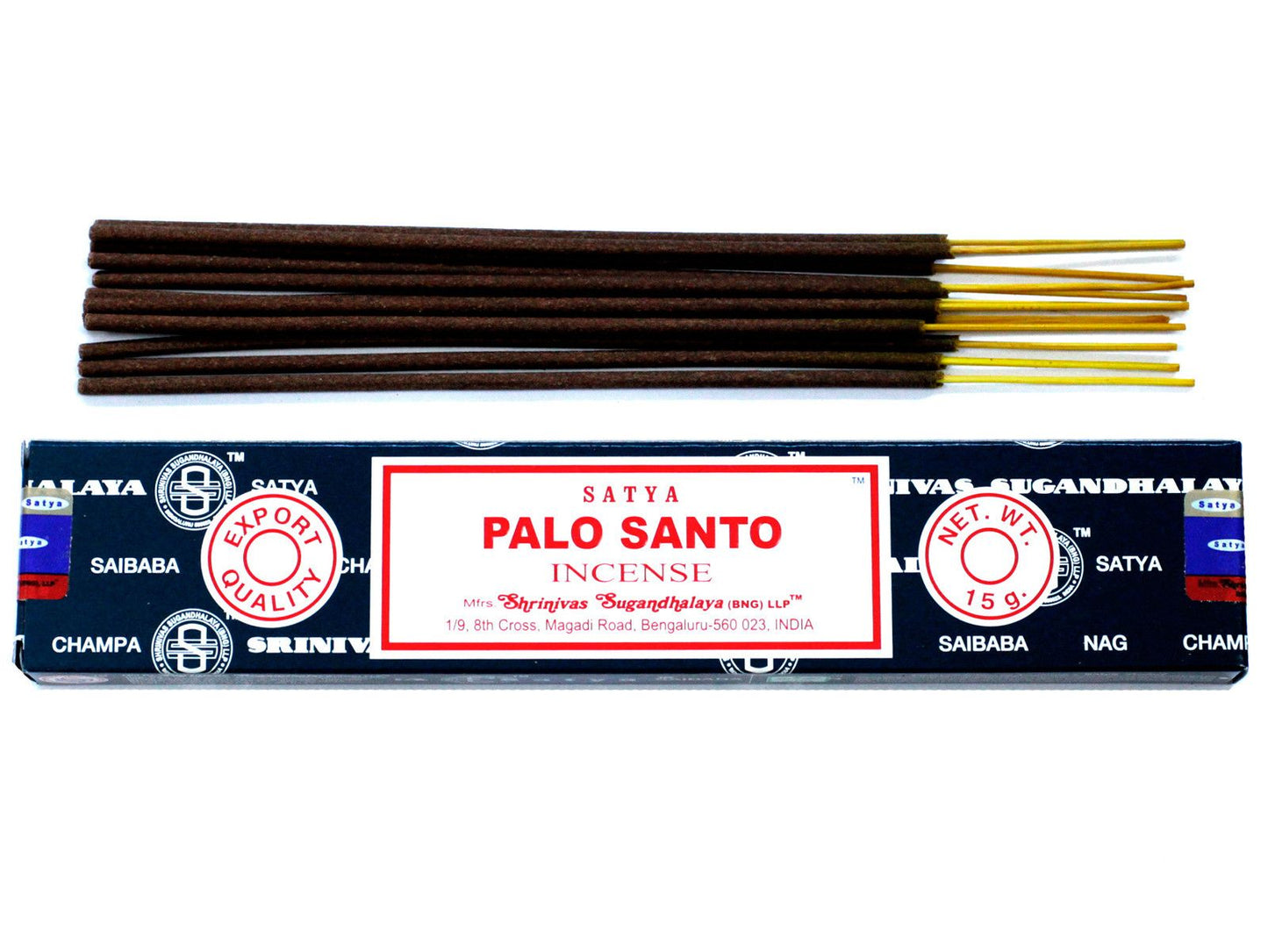 Varillas de Incienso Satya Palo Santo (15g)