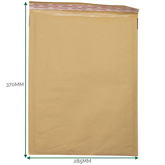 Sobre acolchado con burbuja de papel Kraft (285x370+40mm)