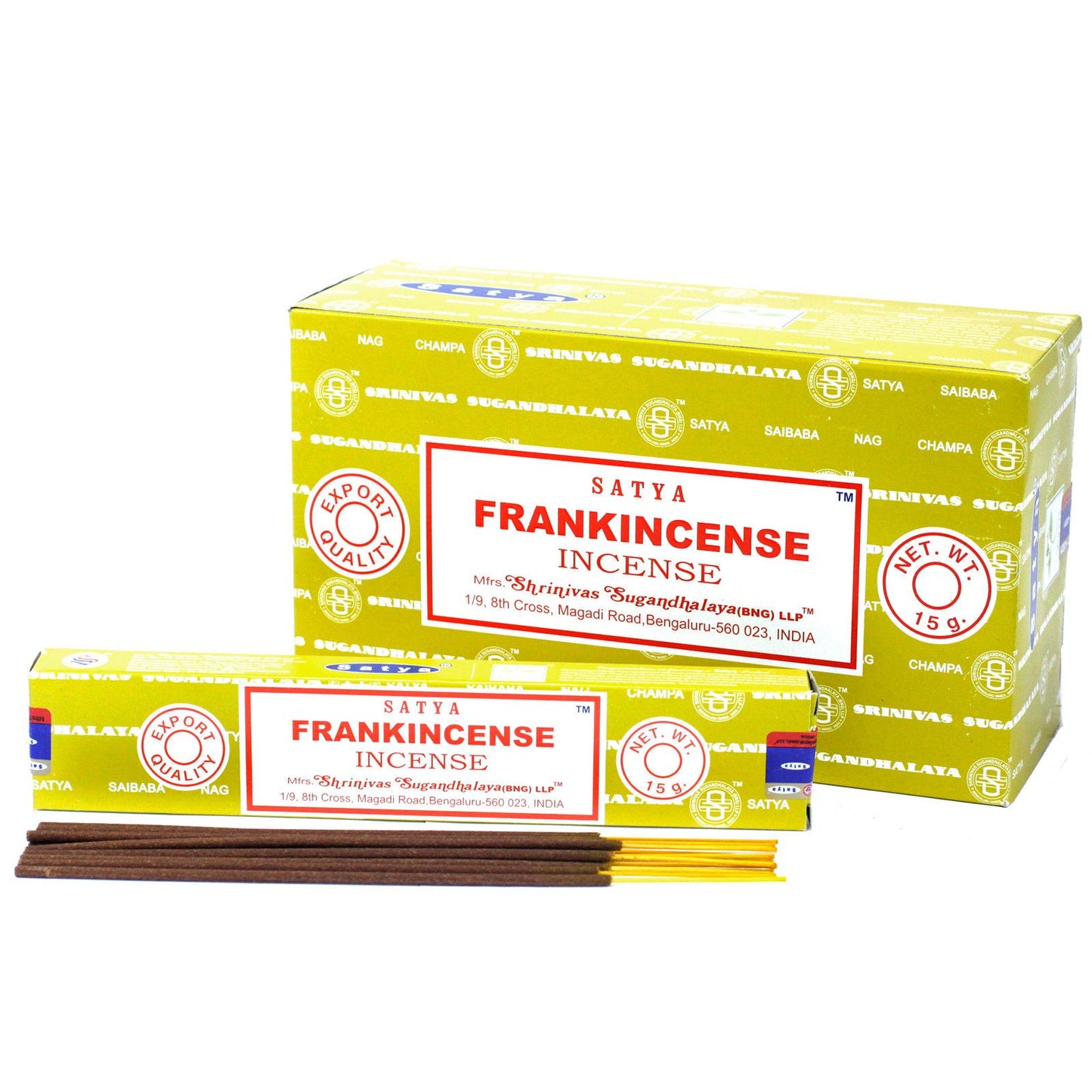 Varillas de Incienso Satya Frankincense (15g)