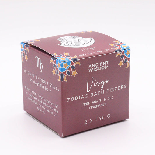 Set de Bombas de Baño del Horóscopo Signo Virgo