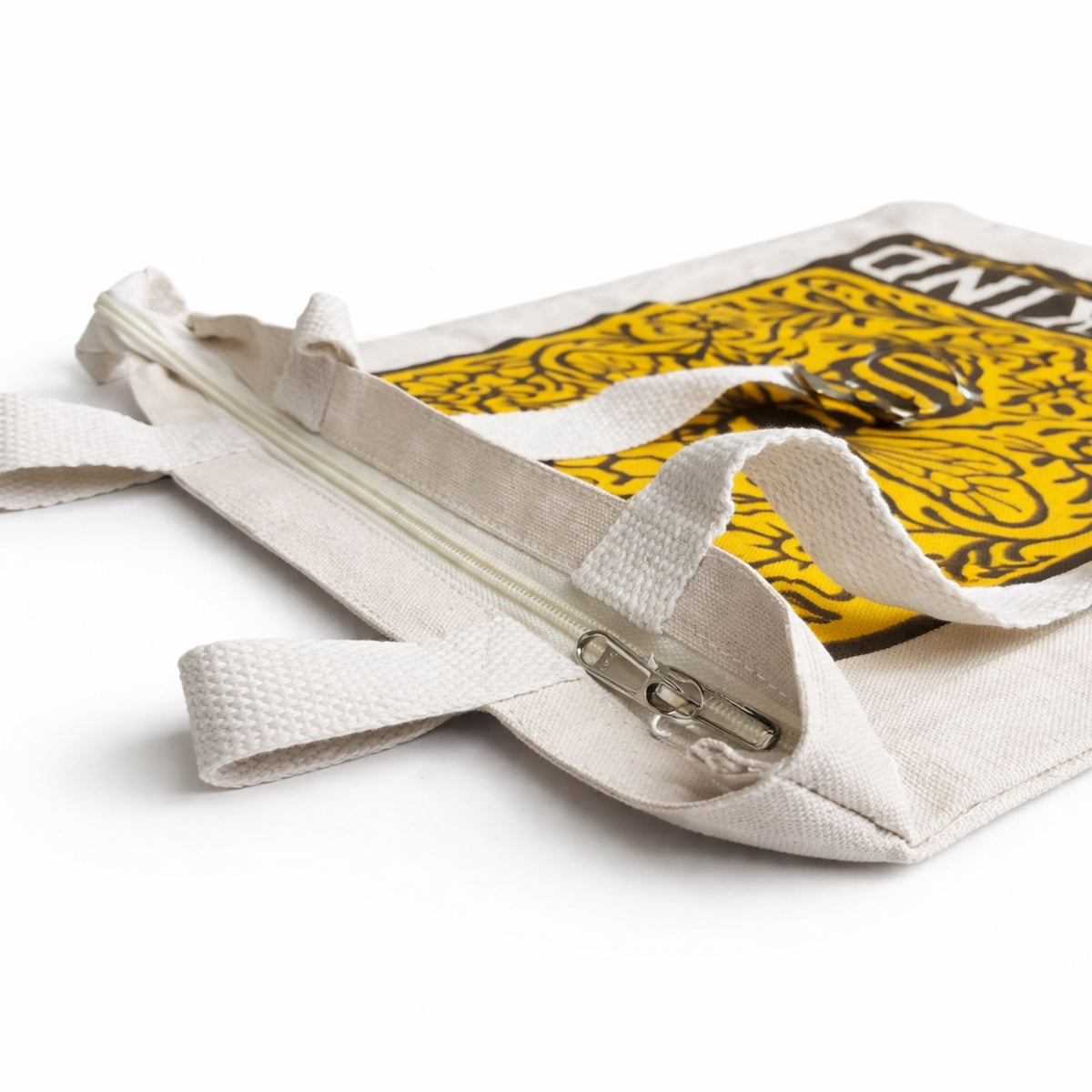 Nomad Sari Icónico Toni Bolsa Tote - Sé amable - Natural 10 oz