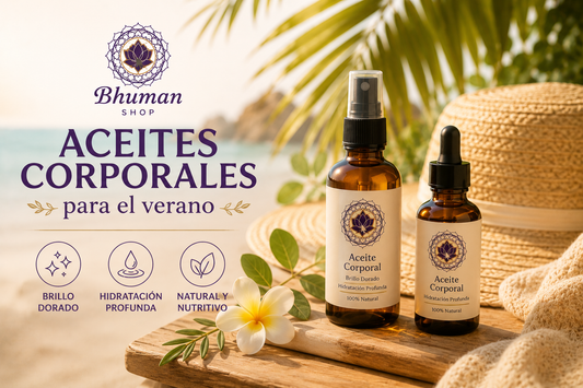 Aceites corporales para el verano: brillo dorado e hidratación profunda