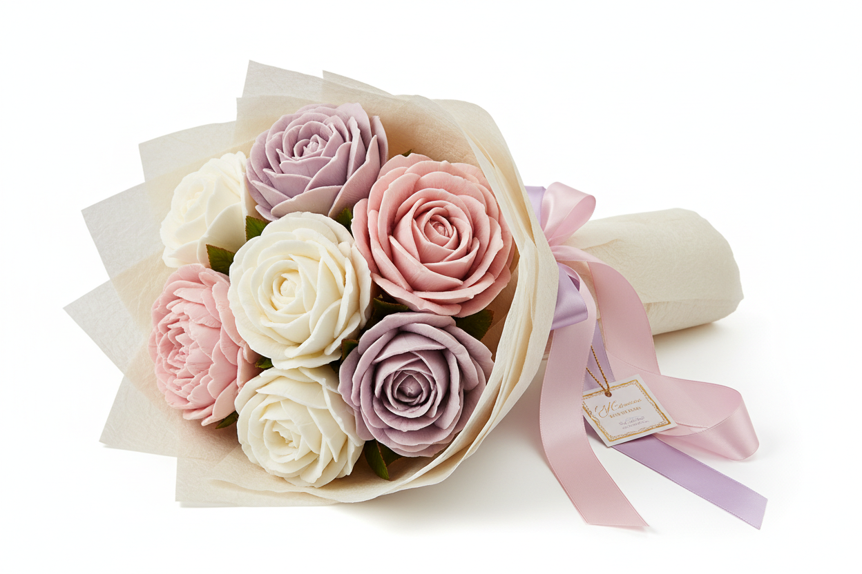 Flores de Jabón y Arreglos Aromáticos para Regalo