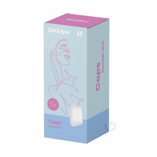 Satisfyer caps number one funda vibrador pack 5un