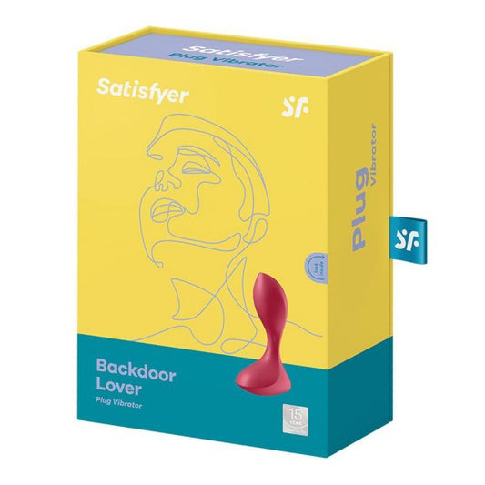 Satisfyer backdoor vibrador anal rojo 1un