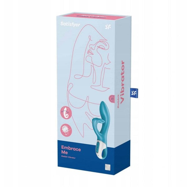 Satisfyer embrace me vibrador de conejo turquesa 1un