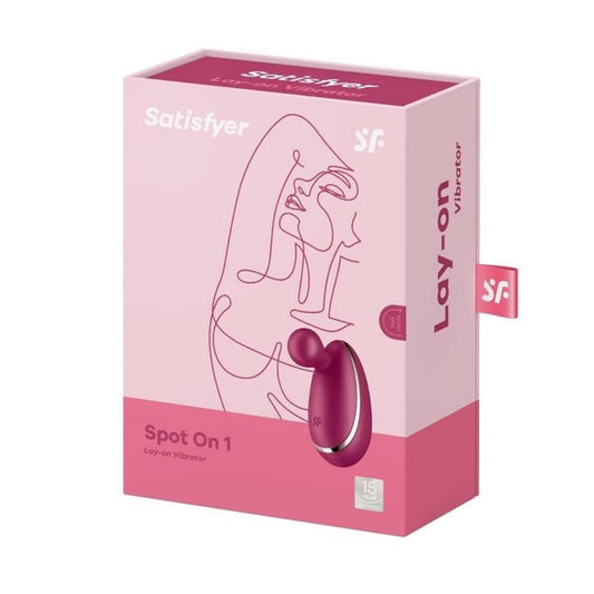Satisfyer spot-on 1 lay-on vibrador cereza 1un