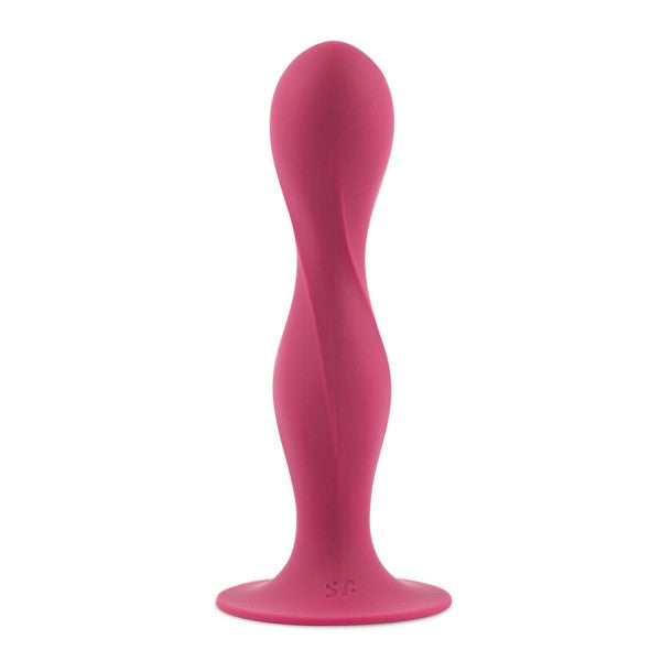 Satisfyer double ball-r rumbly kinetic sensattion dildo color rojo 1un