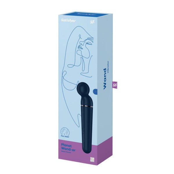 Satisfyer planet wand-er vibrador blue + rosegold 1un