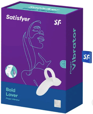 Satisfyer Bold Lover Dedo Vibrador Blanco