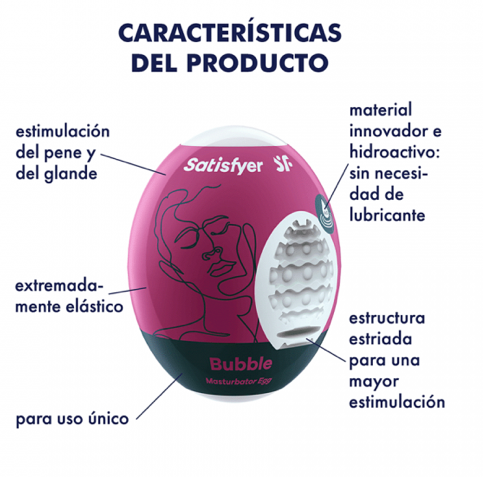 Satisfyer Bubbles Huevos Masturbadores (3 Unids)