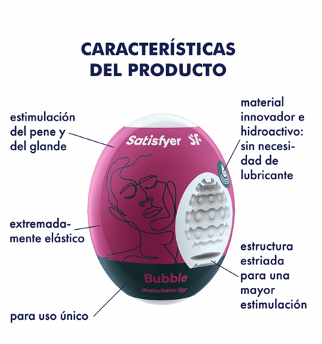 Satisfyer Egg Single Masturbador Bubble