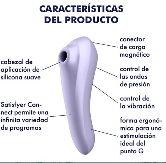 Satisfyer Dual Pleasure Vibrador Aire con App y Bluetooth