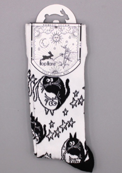 Calcetines Largos Hop Hare Liebre Ying Yang Con Lata (41-46)