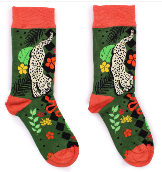 Calcetines Largos Hop Hare Bali Jungla en Lata (41-46)