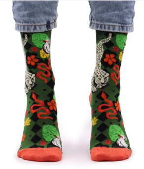 Calcetines Largos Hop Hare Bali Jungla en Lata (41-46)
