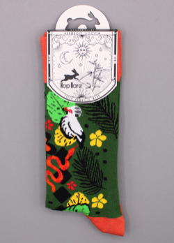 Calcetines Largos Hop Hare Bali Jungla en Lata (41-46)