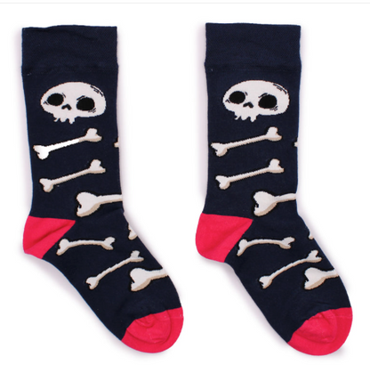 Calcetines Largos Hop Hare Calaveras y Huesos en Lata (41-46)