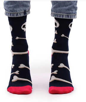 Calcetines Largos Hop Hare Calaveras y Huesos en Lata (41-46)