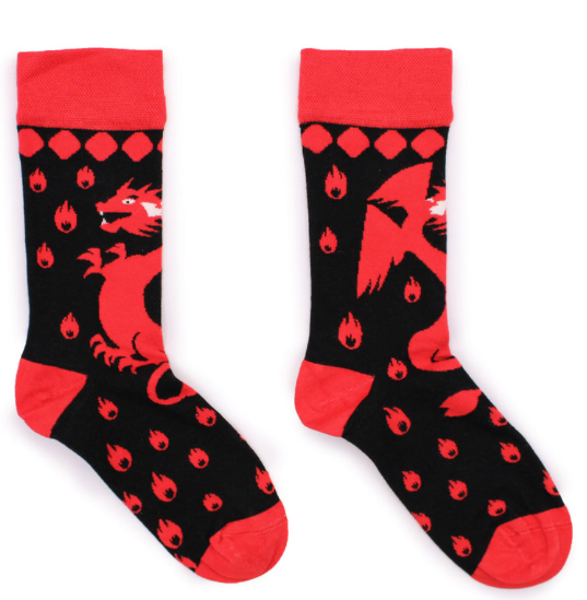 Calcetines Largos Hop Hare Dragon Rojo en Lata (41-46)