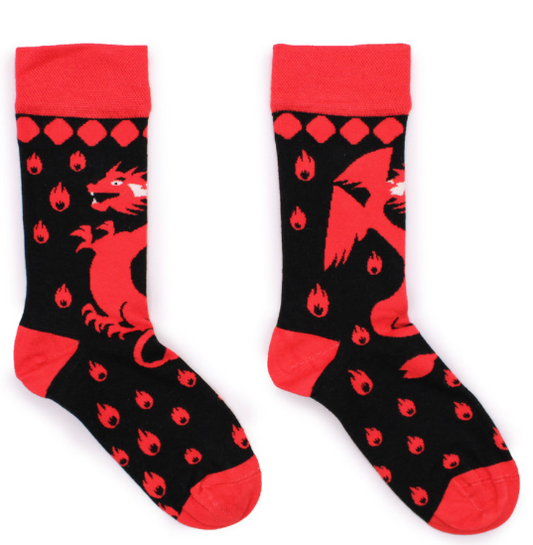 Calcetines Largos Hop Hare Dragon Rojo en Lata (41-46)