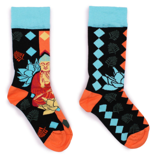 Calcetines Hop Hare Buda Azul y Loto M/L (41-46)