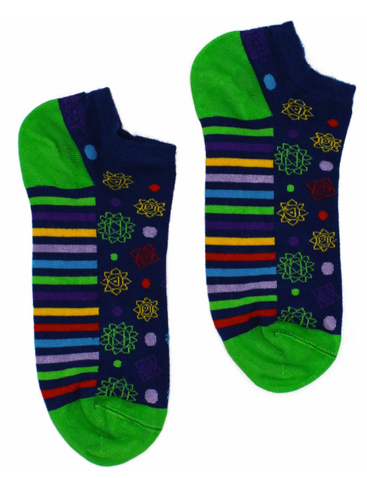 Calcetines Bajos Hop Hare de Bambú 7 Chakras S/M (36-40)