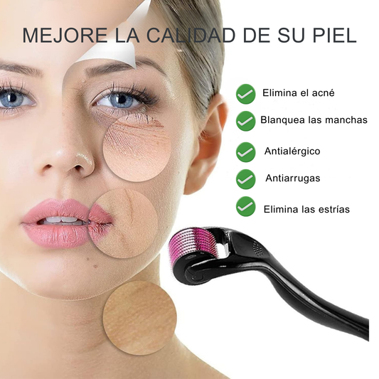 Derma Roller Facial · Microneedling para Uso en Casa
