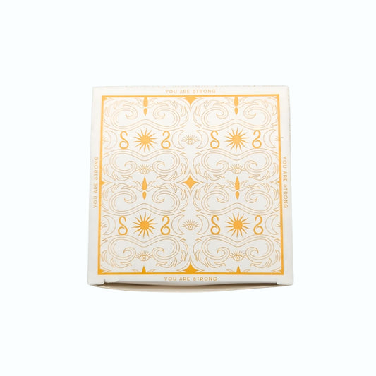 Vela de Cristal Floral Hop Hare con Fragancia a Jazmín con Roca de Cuarzo