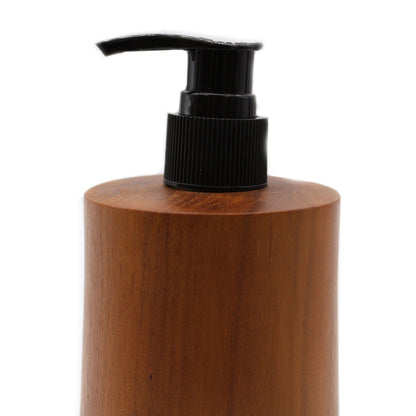 Dispensador de jabón de madera de teca natural - Taper